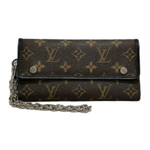 Louis Vuitton Wallet Long Chain Macassar Monogram Portefeuille - Picture 1 of 8